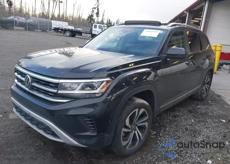 2022 Volkswagen Atlas 2.0T Sel from USA, damaged, VIN 1V2BP2CA2NC537459